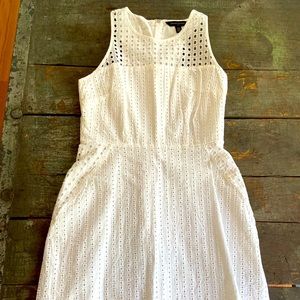Banana republic white sundress